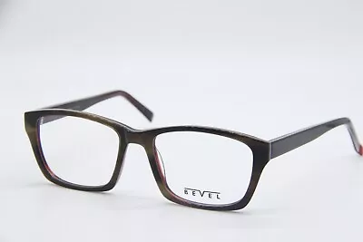 New Bevel 3703 Templar Hw Brown Red Black Authentic Eyeglasses 54-18 • $177.11