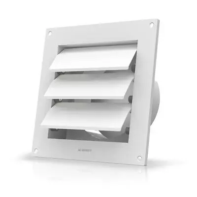 Wall Mount Duct Shutter 6” Outdoor Louver Gable Vent Hood For Home Attic Gro... • $45.87