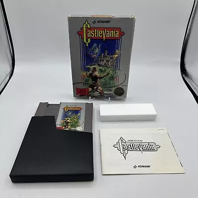 Castlevania Nintendo 1987 NES CIB Complete Authentic Konami • $189.99