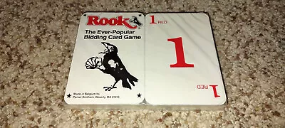 NEW SEALED / CARDS ONLY Vintage Rook Card Game Deck Parker Brothers 1988 • $9.99