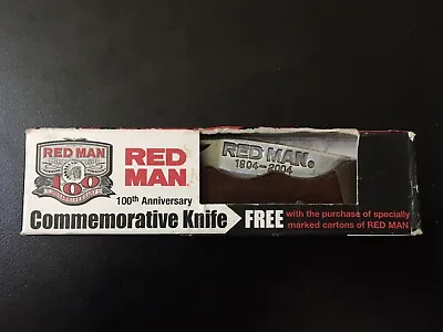 Vintage Red Man Tobacco Advertisement Pocket Knife With Box  • $19.99