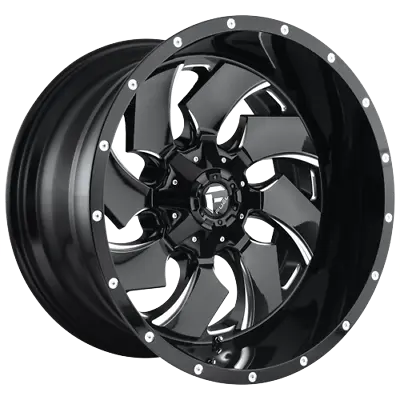 1- 20 Inch Black Wheels Rims Fuel D574 Cleaver 20x12  Chevy GMC Dodge 2500 8 Lug • $530