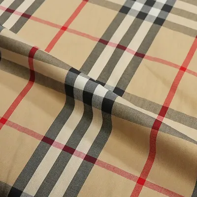 Tartan CHECK Plaid Designer Look Fabric • £15.99