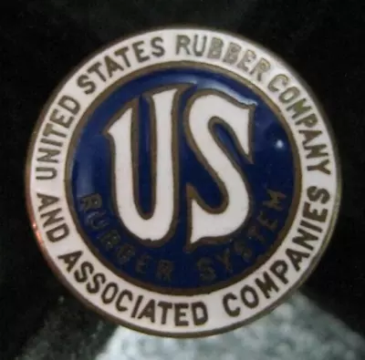 Rare Early Vintage U.S. Rubber Company Uniroyal Enamel Pinback • $19.99