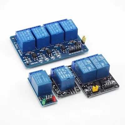 1/2/4/8ch DC 5V 12V Relay Module Board With Optocoupler 2 4 8 Way PLC Automation • $2.22