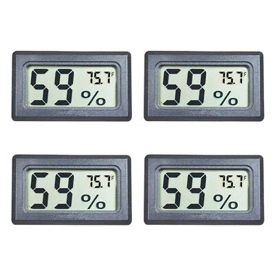 $5.31 • Buy Digital LCD Temperature Humidity Meter Thermometer Fahrenheit Hygrometer Room US