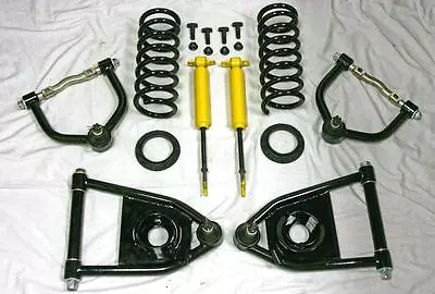 Mustang II Front End Suspension Tubular A Arms + 325 Lb Spring & Gas Shock Kit • $398.87