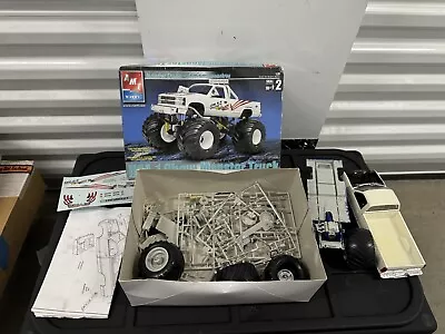 USA 1 Chevy Monster Truck Plastic Model Kit 1:25 AMT #31755 2007 Issue • $24.99