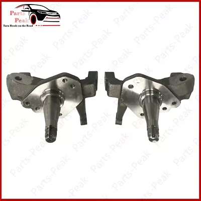 ☞2x 2  Drop Spindles Pair Forged Steel 1-piece For 74-78 Ford Mustang Ii Pinto • $110.87