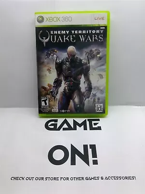 Enemy Territory: Quake Wars (Xbox 360) Complete W/ Manual - Fast Free Ship • $12.95