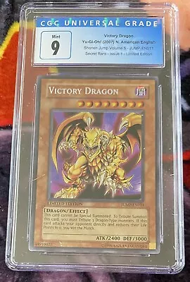 Yu-Gi-Oh! Victory Dragon JUMP-EN011 CGC 9.0 • $90