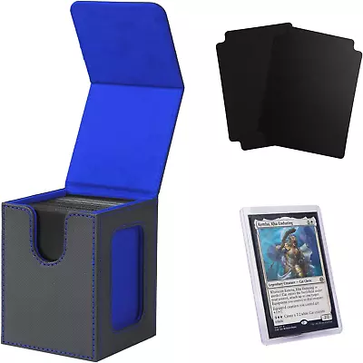 MTG Deck Box For Commander DisplayCard Deck Box Fits 100 Double Sleeved Cards • $25.39