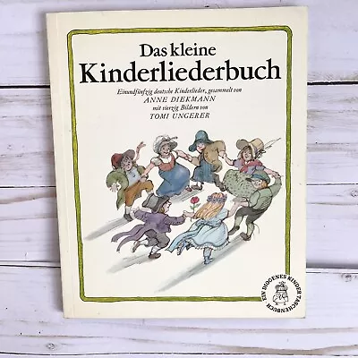 Kinderliederbuch Children's Songs Tomi Ungerer Color Illus. DJ German Text 1979 • $27.99