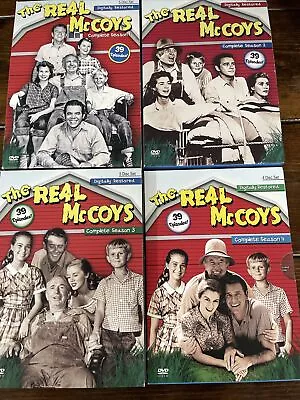 LOT OF 4 SEASONS OF THE REAL McCOYS DVD SETS VINTAGE TV SERIES Excellent • $75