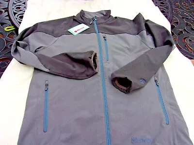 NWT Marmot Tempo Zippered Jacket Men's L $100 Gray Polyester Pockets Cinch • $39.99