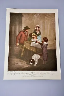 £10 • Buy Antique Clipping/Print: Cries Of London Plate 12, Gingerbread Seller