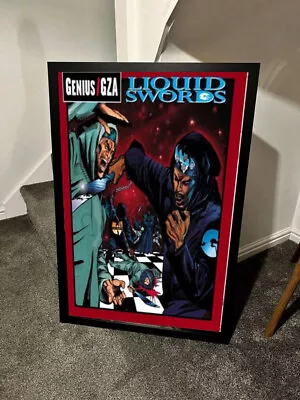 Rapper Music Lover Wu-Tang Clan Gza Liquid Swords Vertical Poster Wall Art • $19.99