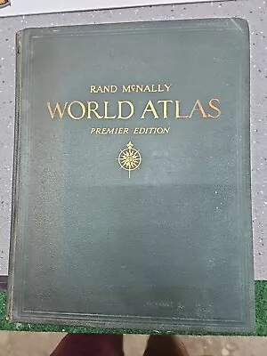 Old Vintage 1944 Rand McNally Atlas Map • $12.99