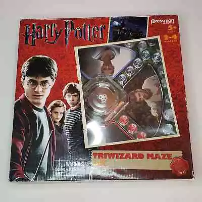 Harry Potter Triwizard Maze Game Pressman Fast Pop N Race Action Board Game NEW • $9.50