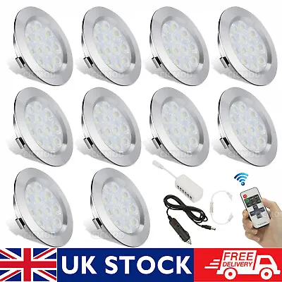 12V LED Spot Light Caravan Camper Van Interior Ceiling Downlight Cool Warm White • £4.99