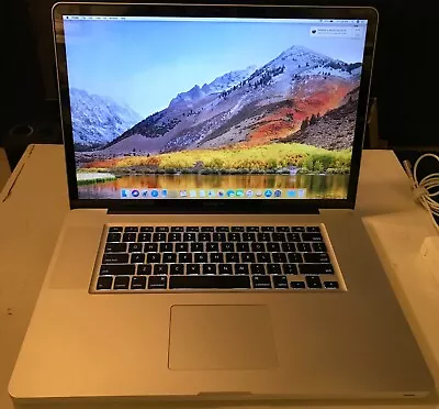 MACBOOK PRO 17 IN 2011 2.2GHz QUAD CORE CPU 16GIGS RAM SSD NW BATTRY GREAT COND • $259.99