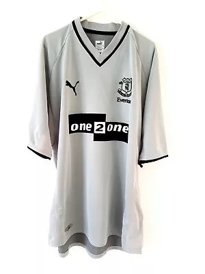 £29.99 • Buy Everton Away Shirt 2001. Large. Original Umbro. Grey Adults Football Top Only.