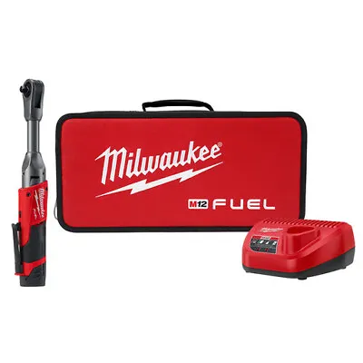 Milwaukee 2560-21 M12 Fuel 3/8  Extended Reach Ratchet Kit Brand New!  • $319.99