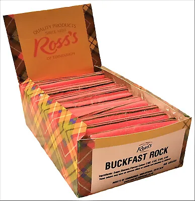Ross's Of Edinburgh BUCKFAST Rock Sticks - Blackpool Style Adult Sweets • £3.50