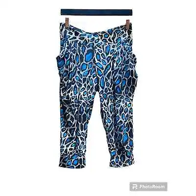Shosho Leggings Multi Pattern Blue Soze Medium Large • $17