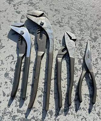 Vtg Craftsman USA Pliers Lot Of 4 —45404 / 45403 / 45381 / 45107 • $39.95