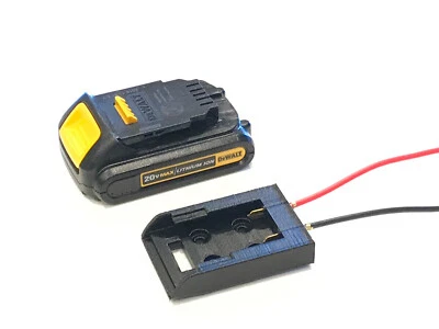 $10.40 • Buy Dewalt 20V Max Battery Power Mount Connector Dock Adapter Holder W 12 Awg Wires