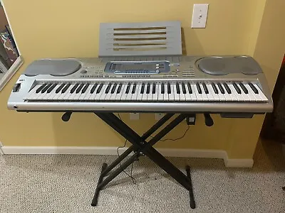 $124.99 • Buy Casio WK-3000 Electronic Keyboard And Stand With Manual - Lightly Used