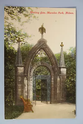 £3.75 • Buy Postcard, Nelson, Marsden Park Gate Entrance, Allen & Sons