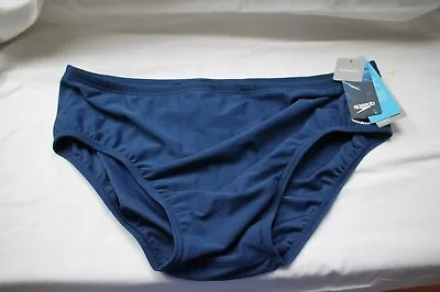 $19.90 • Buy Speedo Men's Swimsuit Brief Endurance+ Solid Adult Navy Size 40 #805012 NWT