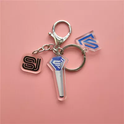 Kpop Korean Super Junior SJ Lightstick Acrylic Keychain Key Holder Keyring • $3