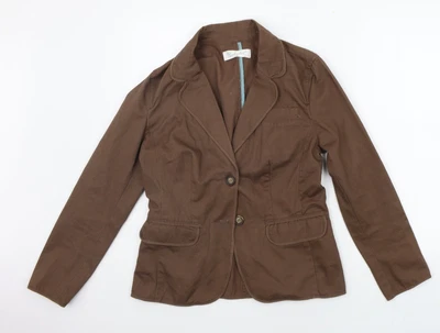 £10 • Buy BERKETEX Womens Brown  Cotton Jacket Suit Jacket Size 10    