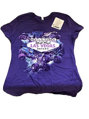 A13- Ladies' XL Monster Jam World Finals Las Vegas T-shirt New • $12.49