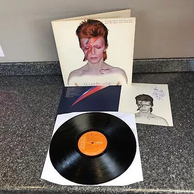 Lp Vinyl  David Bowie Album Aladdin Sane Rs 1001 Uk 1st Press 1973 Ex+/ex+ • £79.99