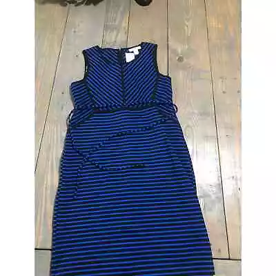 MOTHERHOOD Maternity Blue/black Work Dress NEW Size Small  • $20