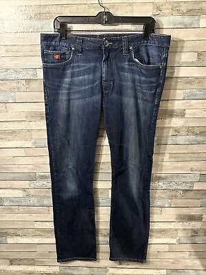 Men’s Van’s Off The Wall Denim Jeans Straight Leg Dark Wash Size 34  • $17.99