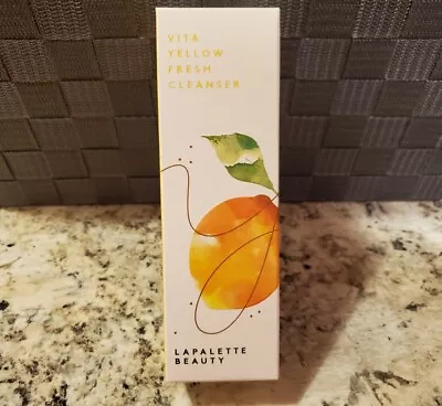 LAPALETTE Beauty VIita Yellow Fresh Face Cleanser Full Size 3.38oz Sealed In Box • $7.98