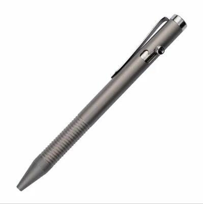 Titanium Alloy Bolt Action Pocket Pen Signature Pen Tactical EDC Pen G2 Refill • $21.39