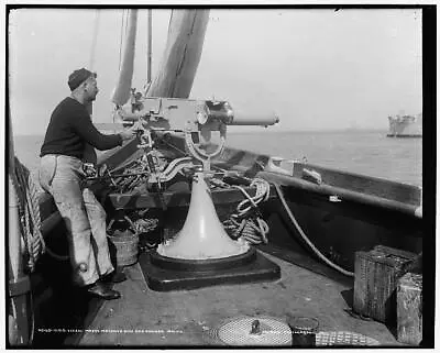 USS VixenMaxim Machine Gungunner SmithsailorsAmerican Warshipsvessels1898 • $9.99