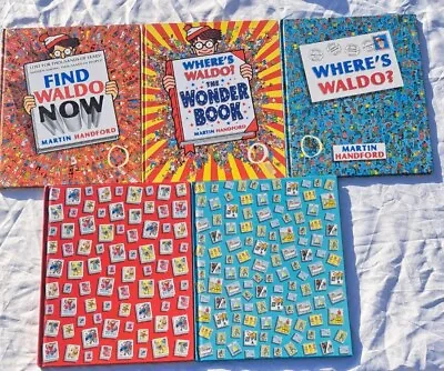 Where Is Waldo? Book Lot Of 5 Light Wear Vintage Deluxe Anniversary Issues • $59.95