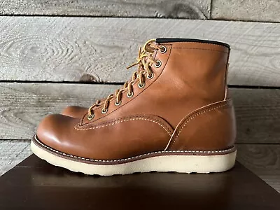 Vintage Red Wing Heritage Lineman Boots Oro Size 9D • $229