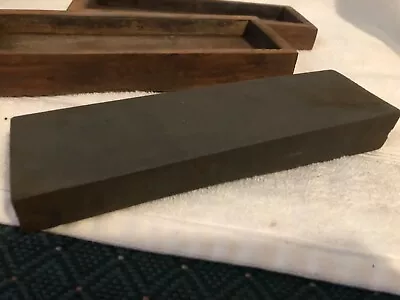 Vintage Stone Sharping Tool With Wooden Box • $29.95