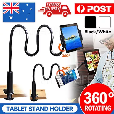 360°Rotating Tablet Stand Holder Lazy Bed Desk Mount IPad Air IPhone Samsung • $11.95