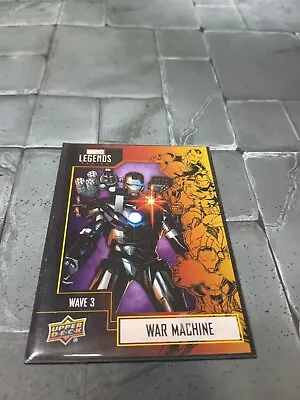 (Base) War Machine #37 Upper Deck Marvel Legends (Wave 3) GameStop Trading Card • $8.55