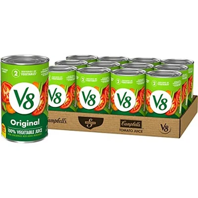 $70.58 • Buy V8 Original 100% Vegetable Juice Vegetable Blend With Tomato Juice 46 FL OZ B...