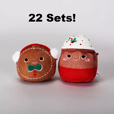 HUGE LOT Of 22! Jordan Gingerbread & Sivi Hot Chocolate 44 Total Squishmallows! • $10.50